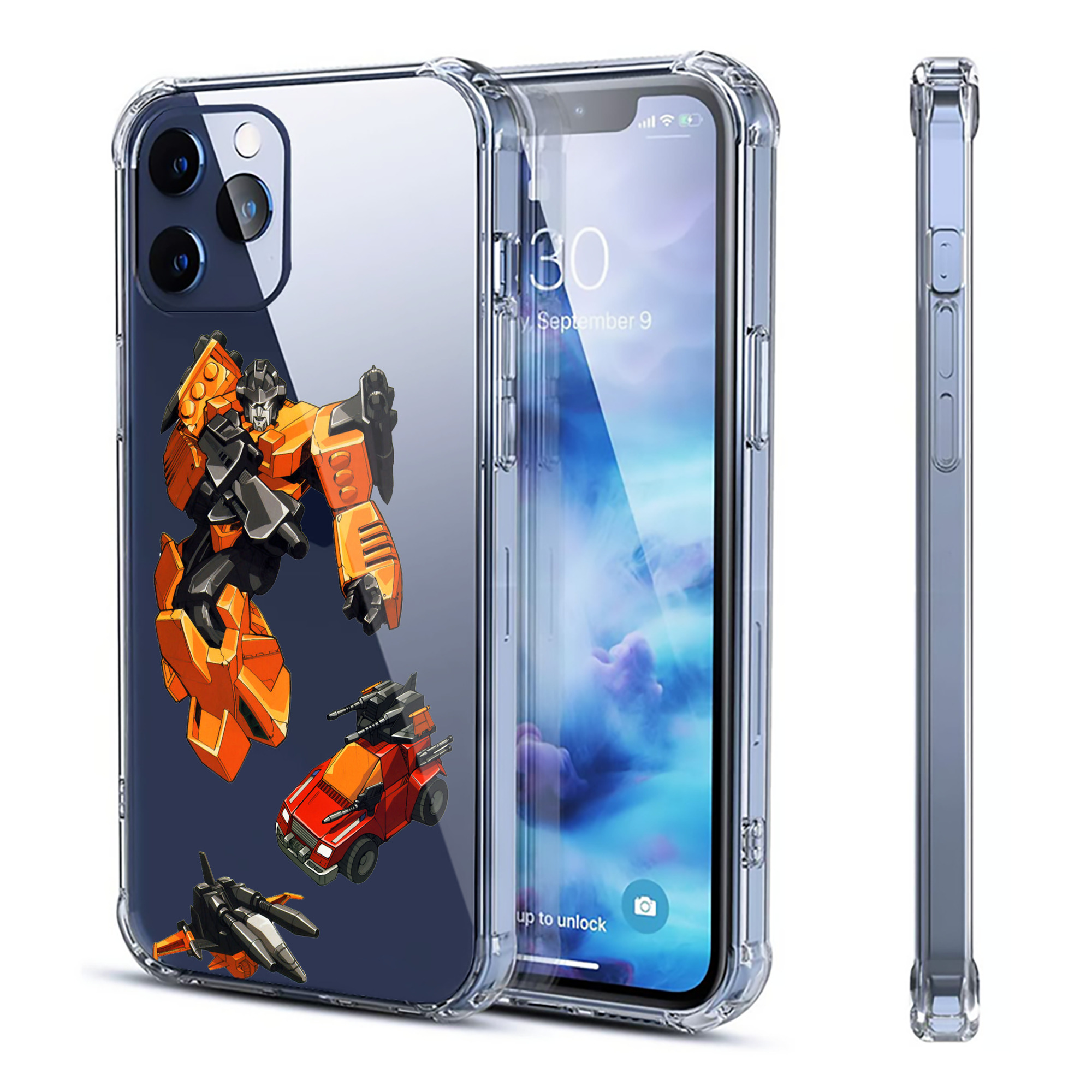（画像用）  【iPhone 12シリーズ対応】透明スマホケース（クリアソフトケース）